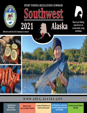 2021 Complete Southwest Sport Fish Regulation Summary Booklet. 2021 Complete Southwest Sport Fish Regulation Summary Booklet