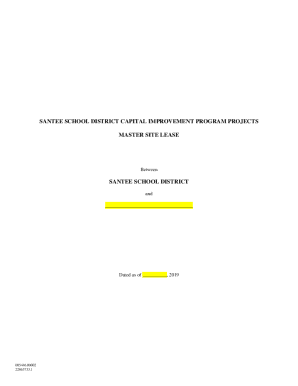 SANTEE SCHOOL DISTRICT CAPITAL IMPROVEMENT PROGRAM ...