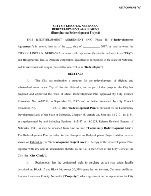 Redevelopment Agreement - Huvepharma Redevelopment Project (Developer revisions)(tss revisions 8-31-17)(clean)