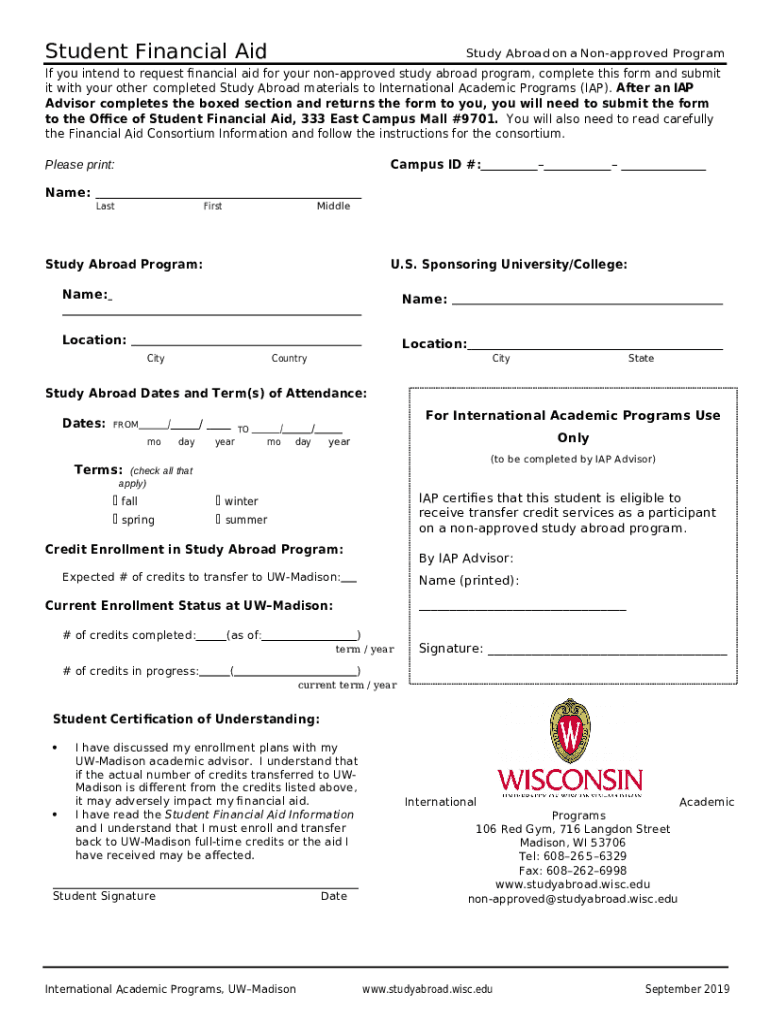 student financial aid ination Doc Template | pdfFiller