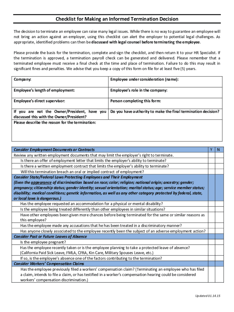 Fillable Online Modification Checklist Answers to the following ...