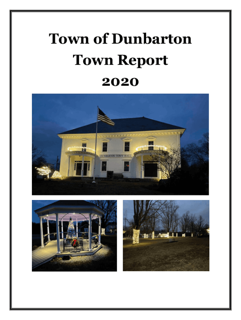 Fillable Online Town of Dunbarton, New Hampshire USA Fax Email Print