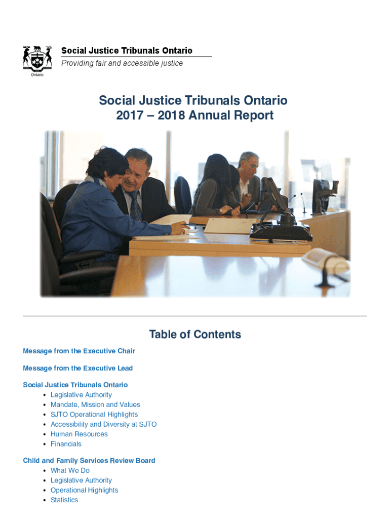 Fillable Online Executive Chair Appointed to Lead Tribunals OntarioOntario Fax Email Print