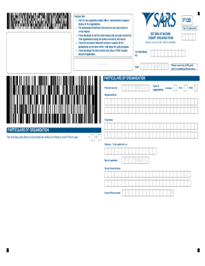 South Africa IT12EI Tax Return