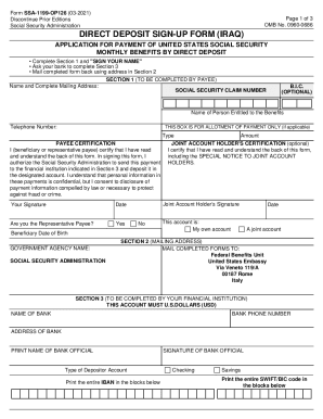 Fillable Online Authorization for the Social Security Administration ...