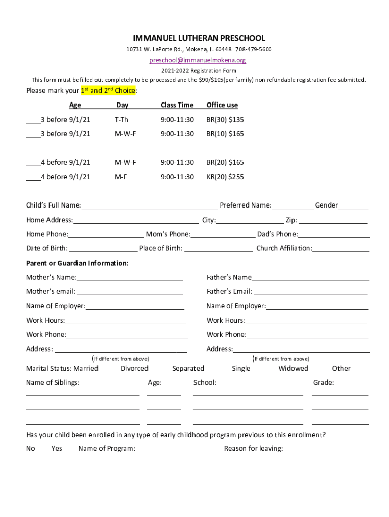 Form preview