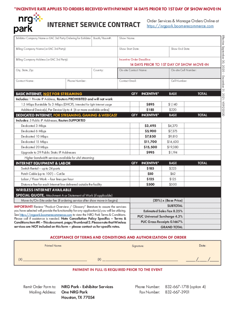 Fillable Online Standard electrical will be provided by the Gaylord