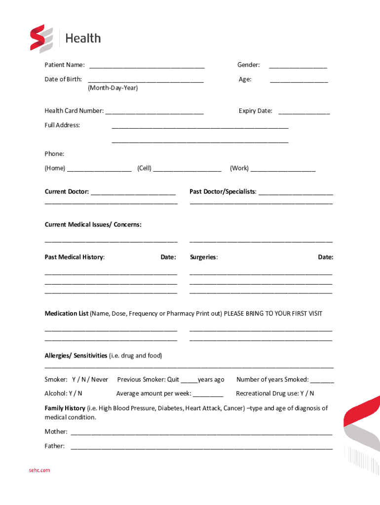 Fillable Online CH-14, Universal Child Health Record - State Fax Email ...