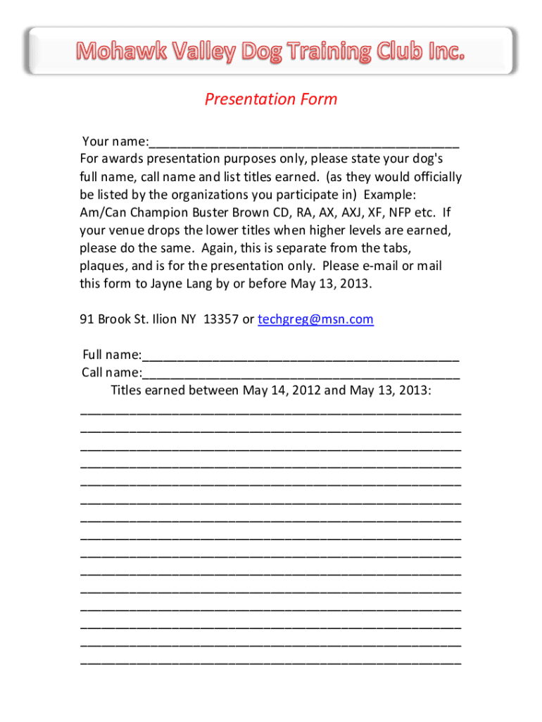 Form preview
