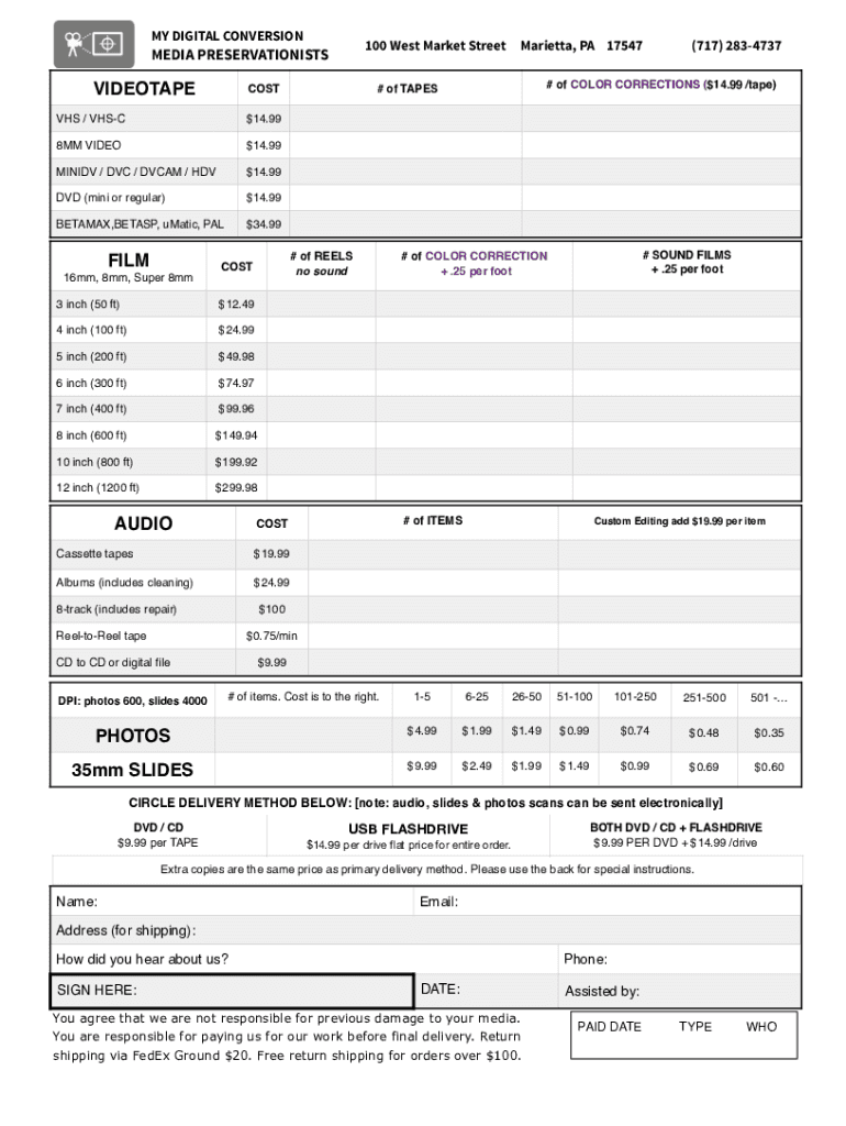 Form preview