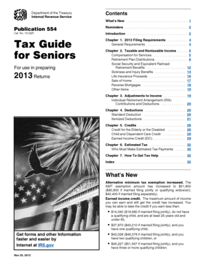 IRS Publication 554 Tax Guide