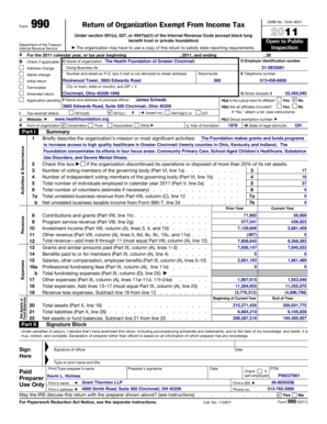 Form 990 Return of Organization Exempt From Income Tax