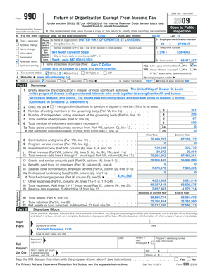 Form 990 Return of Organization Exempt From Income Tax