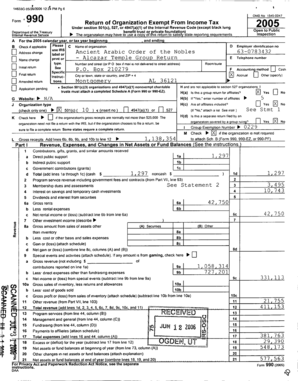 Form 990 Return of Organization Exempt From Income Tax