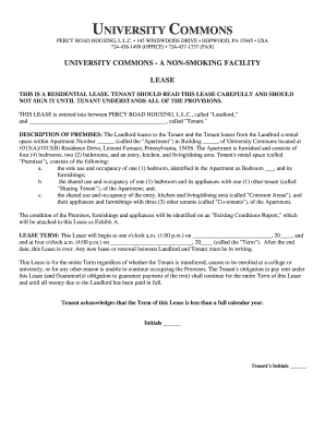 Residential Lease Agreement