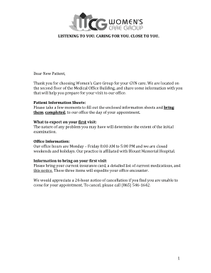 New Patient Registration Form