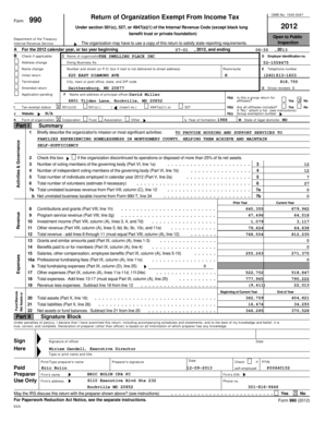 Form 990 Return of Organization Exempt From Income Tax
