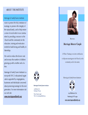 Marriage Mentor Training Application