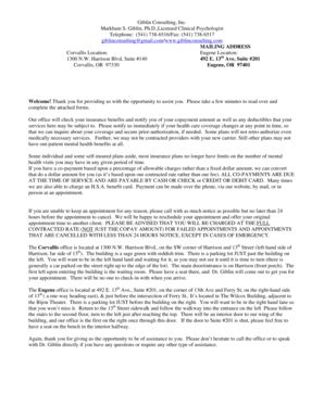 Informed Consent to Treatment Form