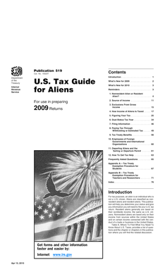 US Tax Guide for Aliens