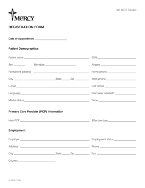 Patient Registration Form