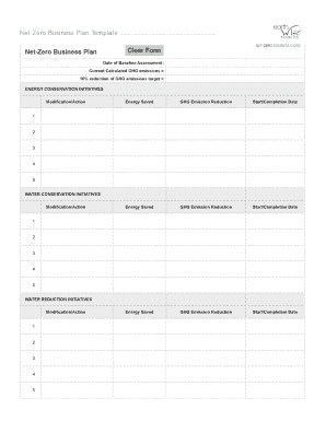 Business plan sample pdf for students - Net Zero Business Plan Template Net-Zero Business Plan Clear Form - thunderbay