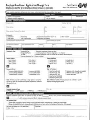 Employer Enrollment Application Form