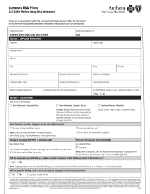 ACS BNY Mellon Group HSA Addendum