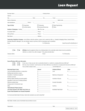 Business Loan Application Form