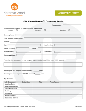 2010 VPP Profile Form-Universal-20100225a.doc