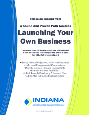 Business Launch Workbook