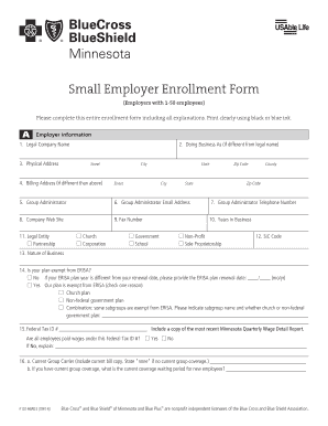 Small Employer Enrollment Form