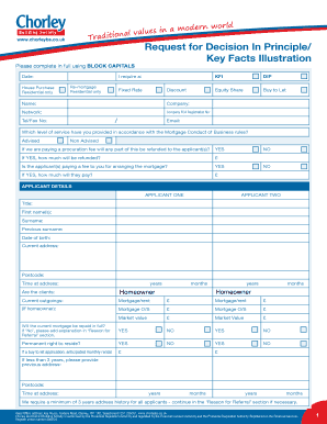UK Mortgage Application Form