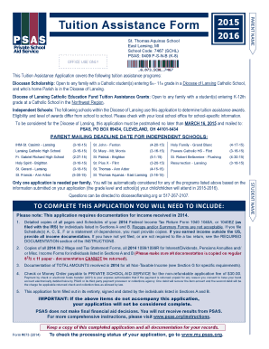 Tuition Assistance Application