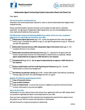 Nationwide Independent Agent Agreement