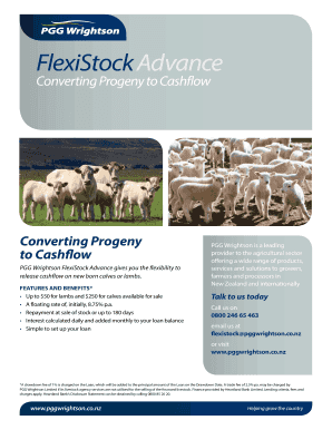 FlexiStock Advance Facility Application