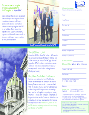 HomePAC Contribution Form