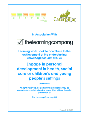 SHC 32 Personal Development Workbook