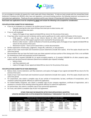 Uniform Residential Loan Application