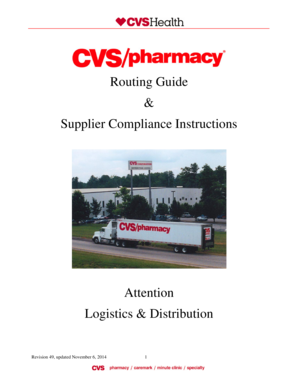 CVS Supplier Compliance Instructions