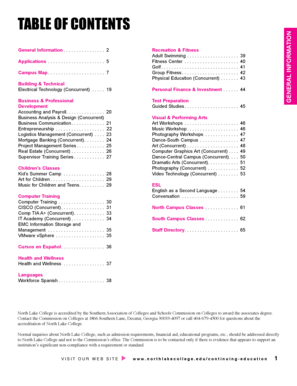 North Lake College Continuing Education Registration Form