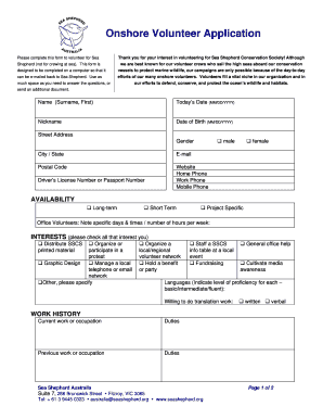 sea shepherd volunteer pdf form