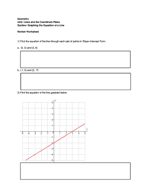 Geometry Worksheet