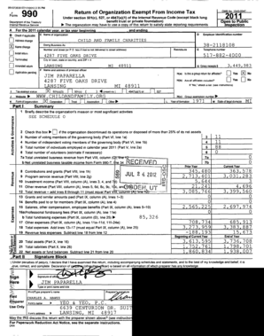 Form 990 (2011) - Return of Organization Exempt From Income Tax