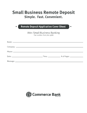 Small Business Remote Deposit Application