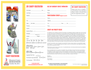 2011 Charity Registration Form