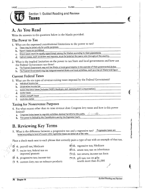 US Federal Taxes Guided Reading and Review