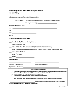 Building Access Application