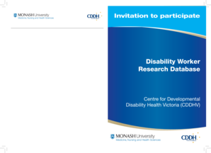 Disability Worker Research Database Consent Form