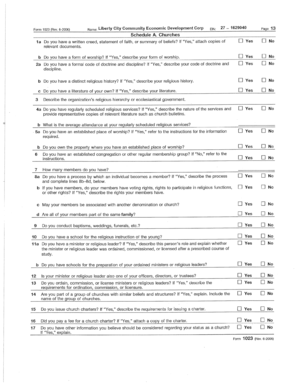 IRS Form 1023 Application for Recognition of Exemption